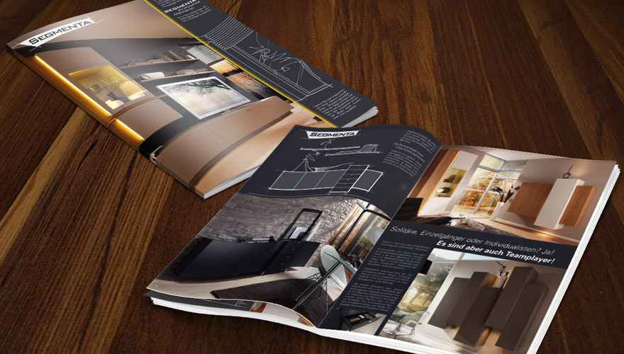 ★ RSL-intermedia ★ Grafikdesign & Webdesign ★ Konzeption und Gestaltung der Kataloge Segmenta